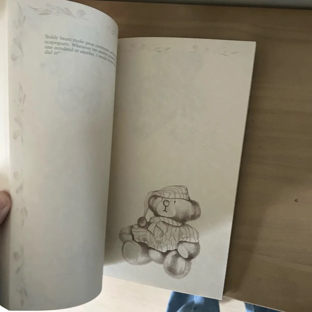 Vintage The Teddy Bear Journal Illustrated Notebook Pat Perleburg